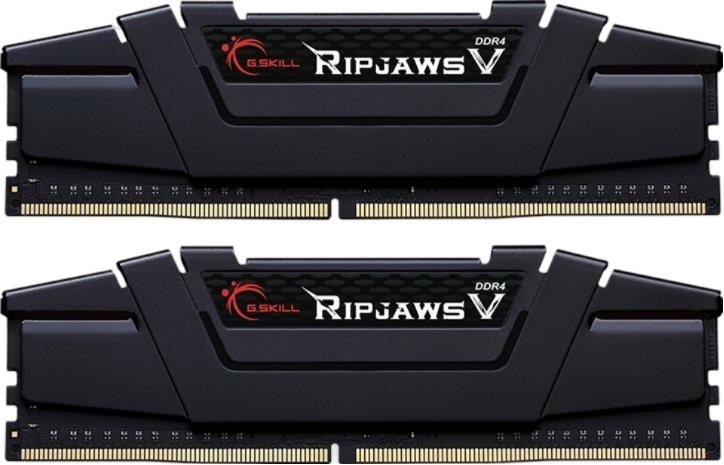 G.Skill RipJaws V schwarz UDIMM 16GB Kit, DDR4-3600, CL18-22-22-42