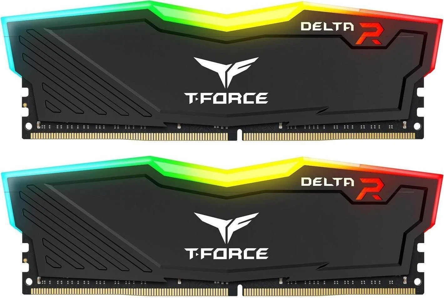 TeamGroup T-Force Delta RGB schwarz UDIMM 16GB Kit, DDR4-3600, CL18-22-22-42