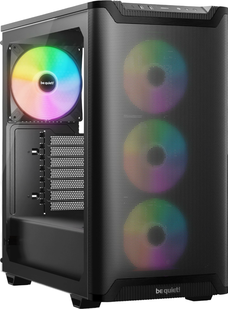 be quiet! Pure Base 501 LX Black, Glasfenster