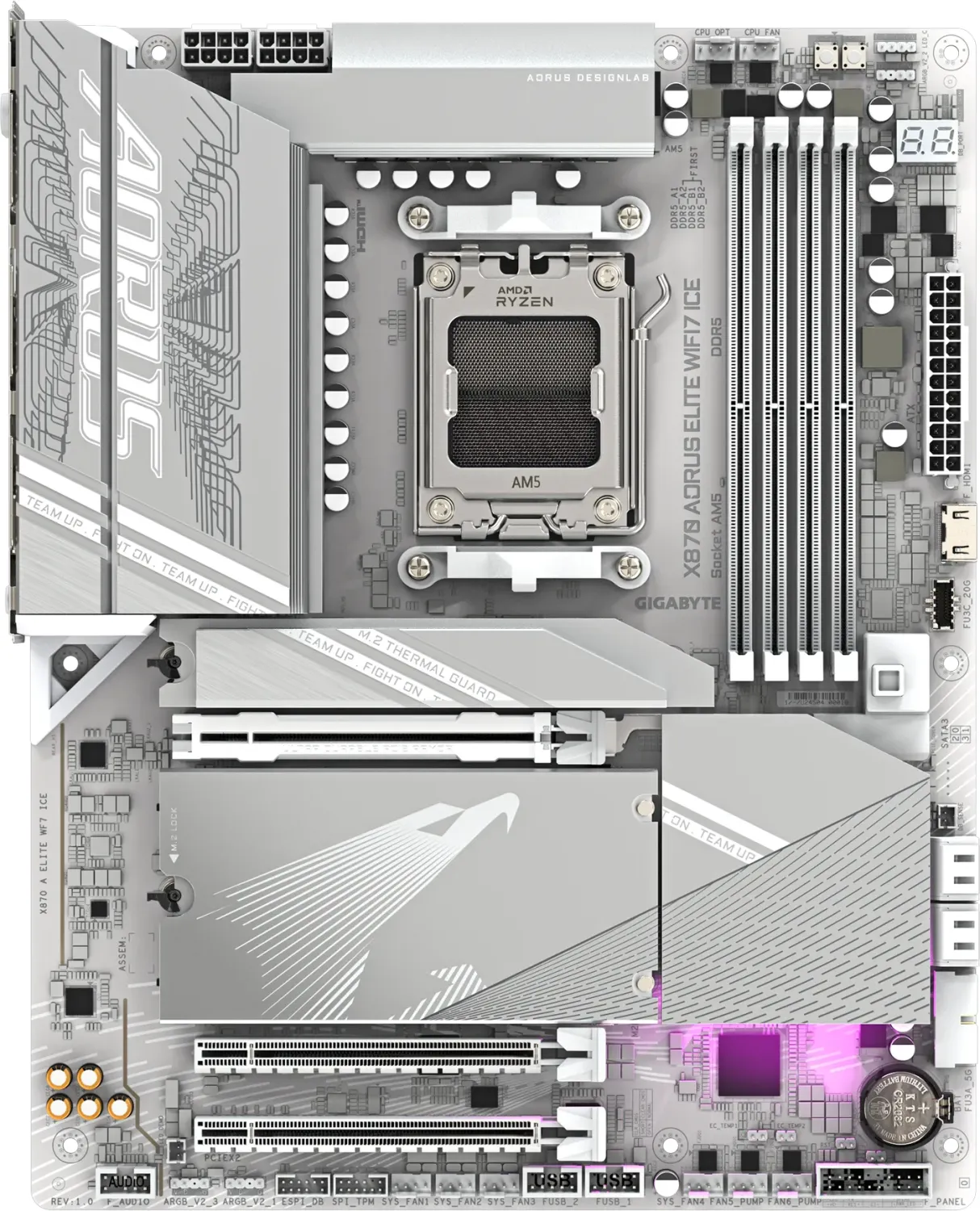 GIGABYTE X870 AORUS Elite WIFI7 ICE