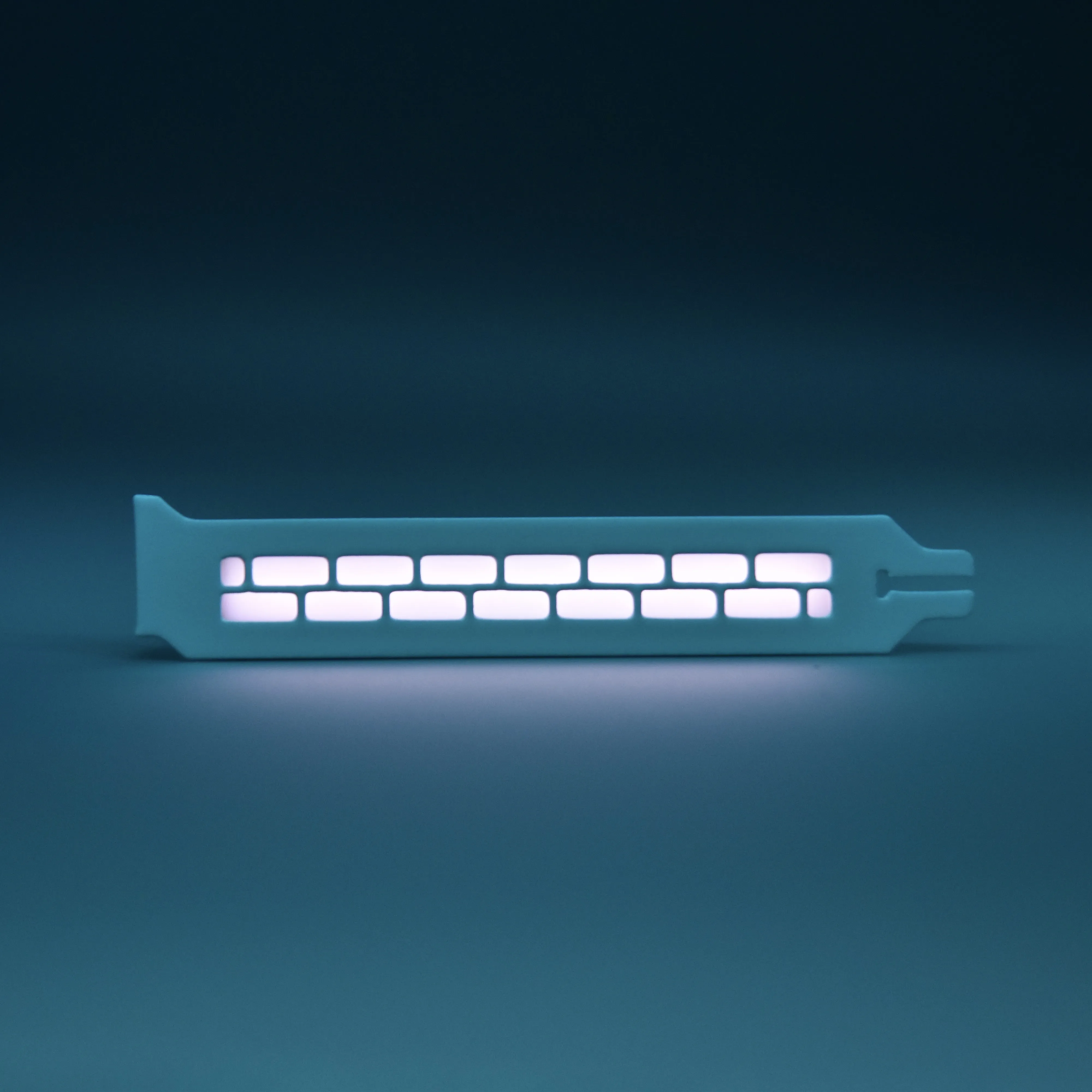 Blockchain Slotcover  Farbe: Weiß