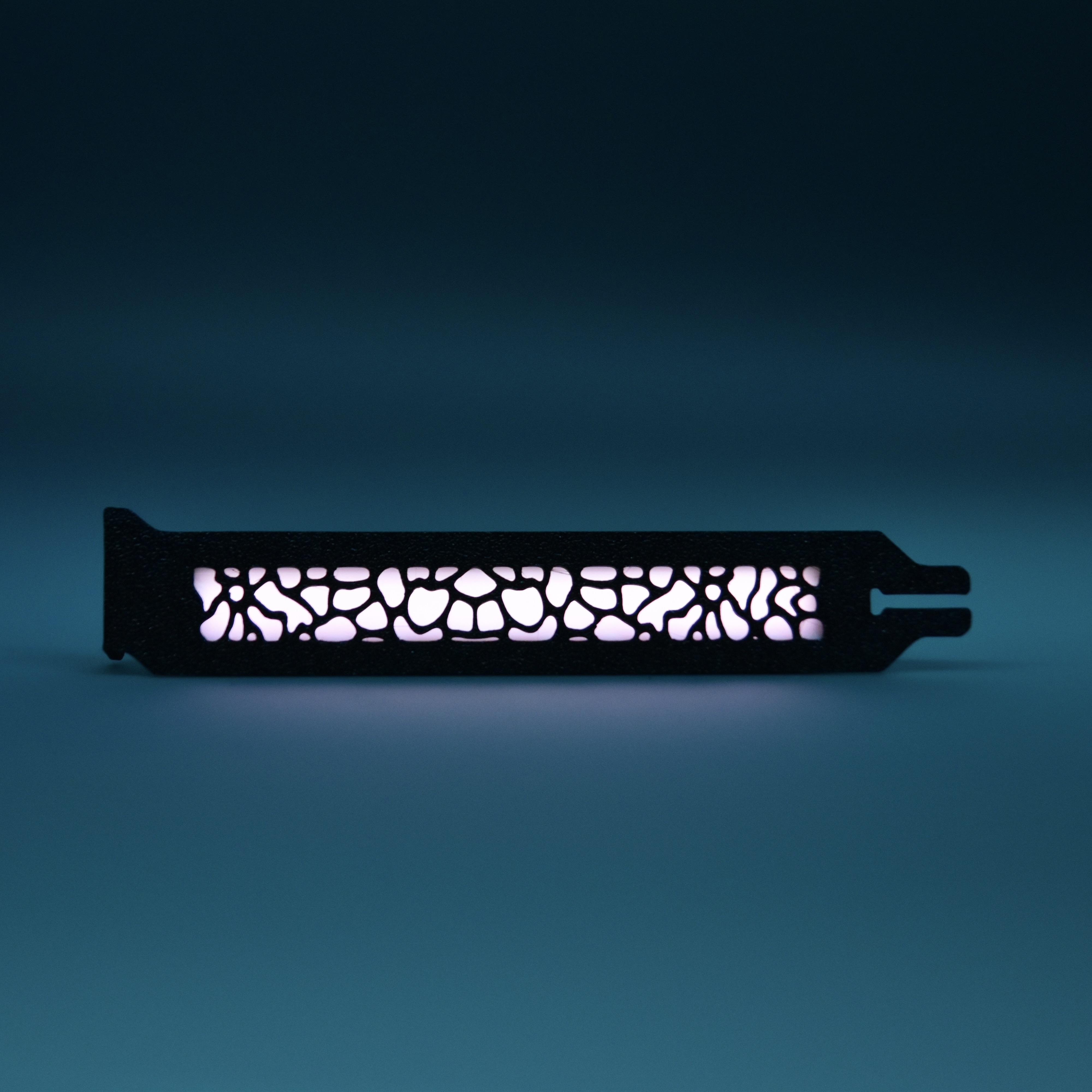 RGB Slotcover – ARGB-Beleuchtung für dein Setup.Farbe:Organic Slotcover Black
