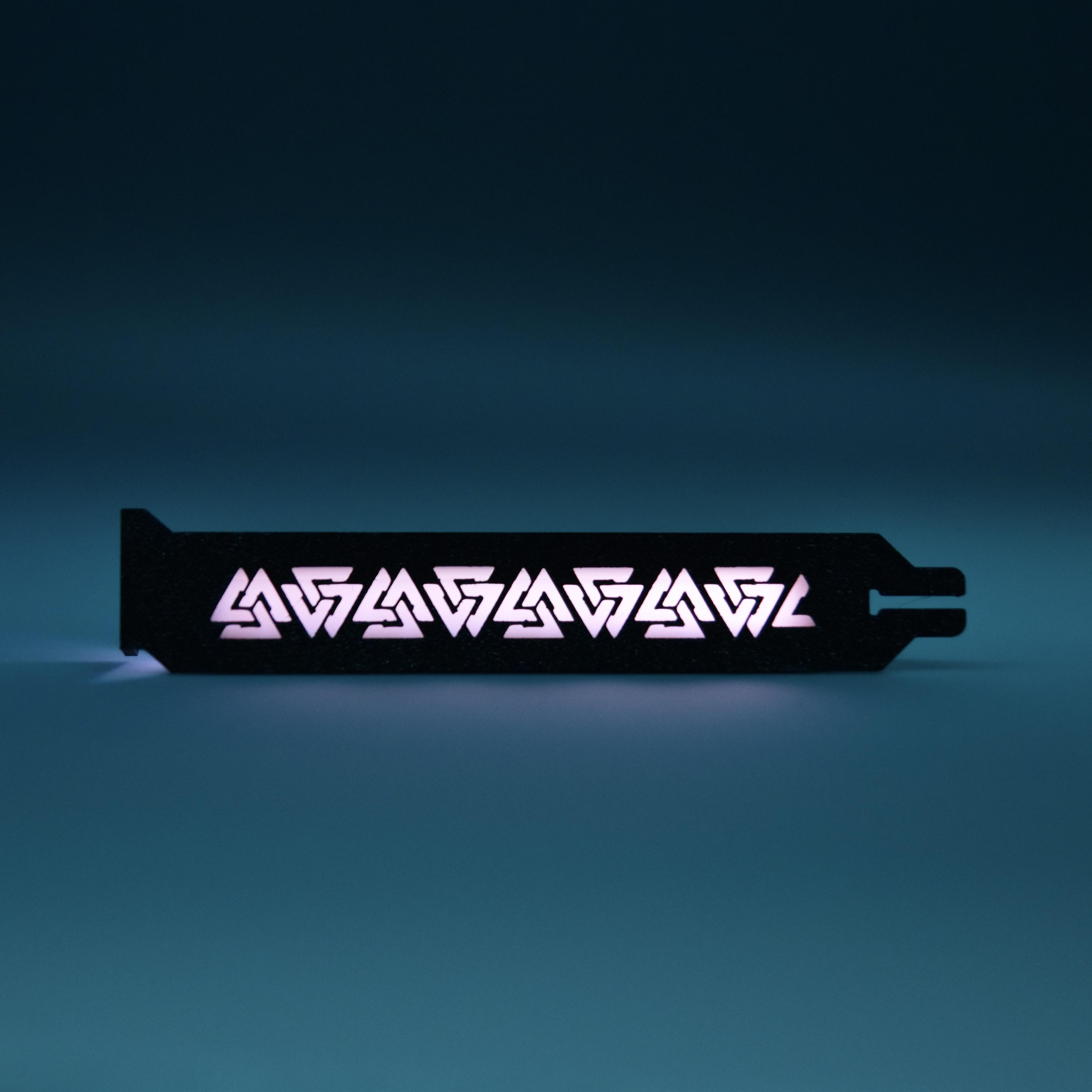 RGB Slotcover – ARGB-Beleuchtung für dein Setup.Farbe:Try2709_yt Slotcover Black